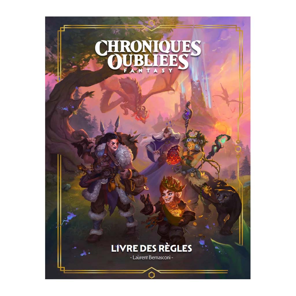 Chroniques Oubliées 2ème Edition - Livre des regles de base : Couverture Rigide