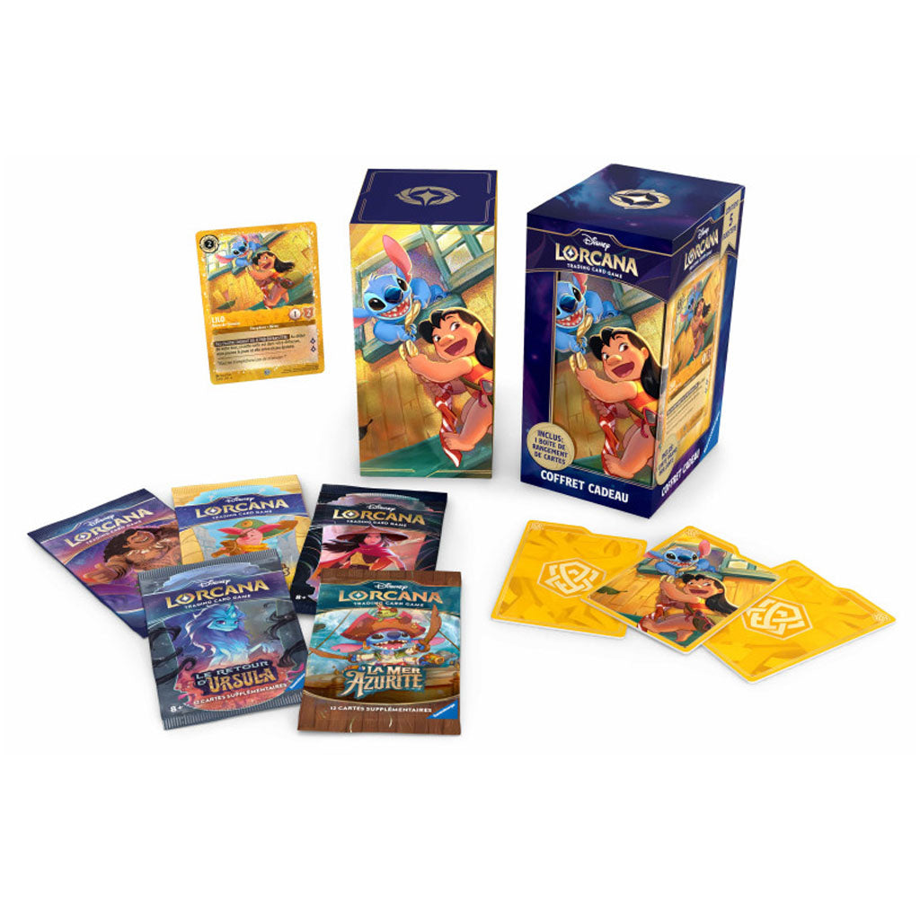 Disney Lorcana - Chapitre 7 - Coffret cadeau Lilo & Stitch FR - L’Île d’Archazia