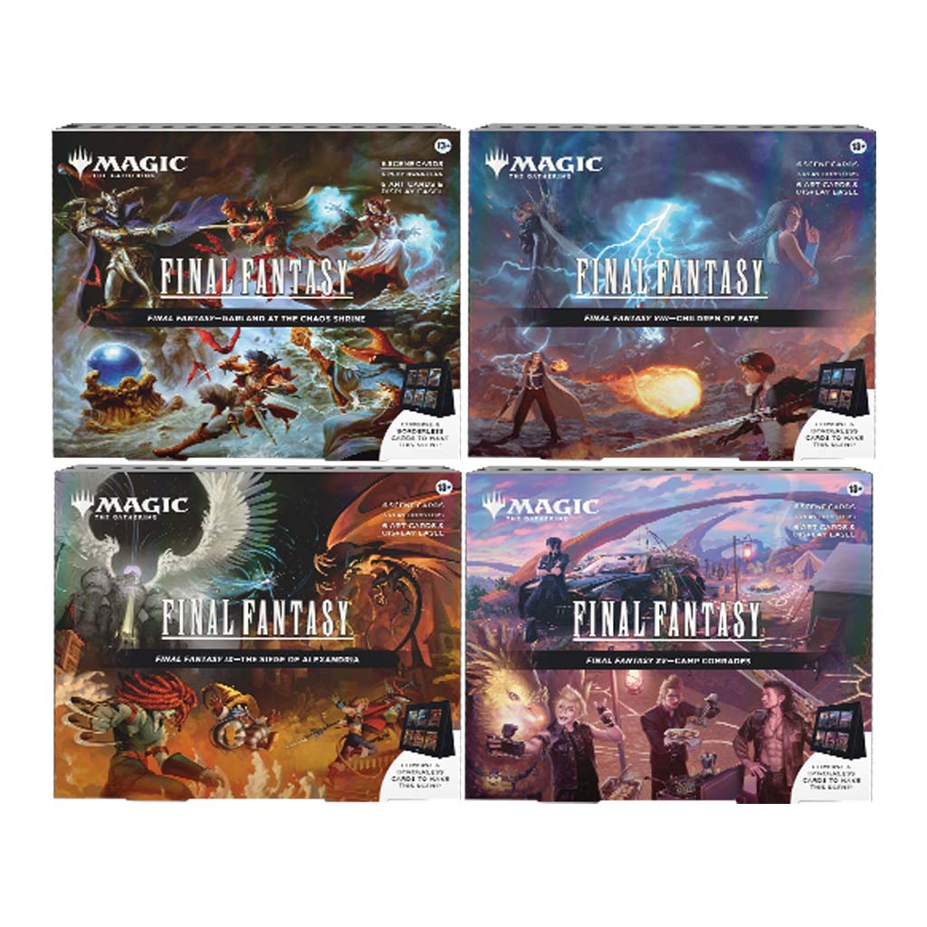 Final Fantasy Scene Box Display (4 Boxes) - Magic The Gathering EN