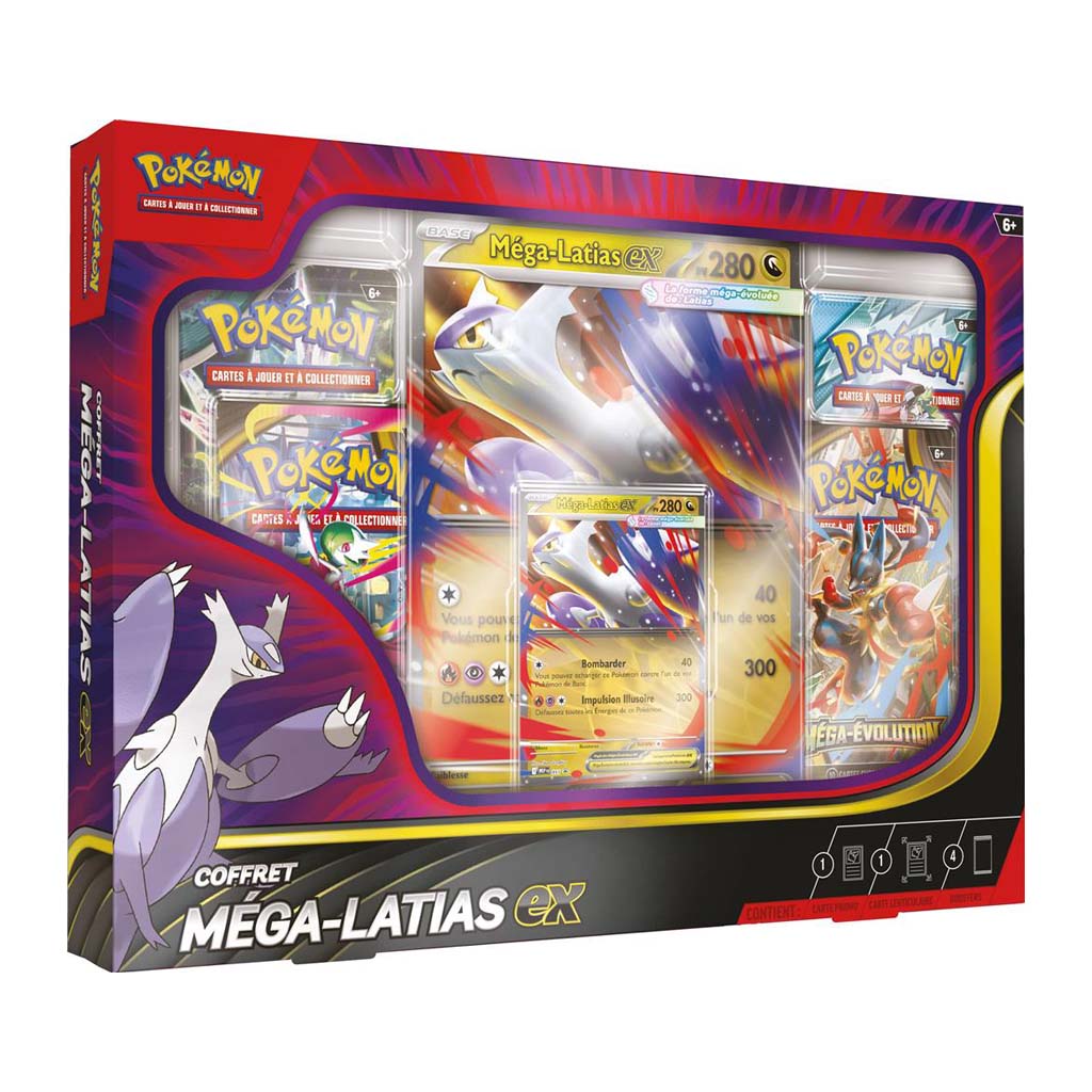Pokemon JCC - Coffret Mega-Latias EX (4 Boosters)