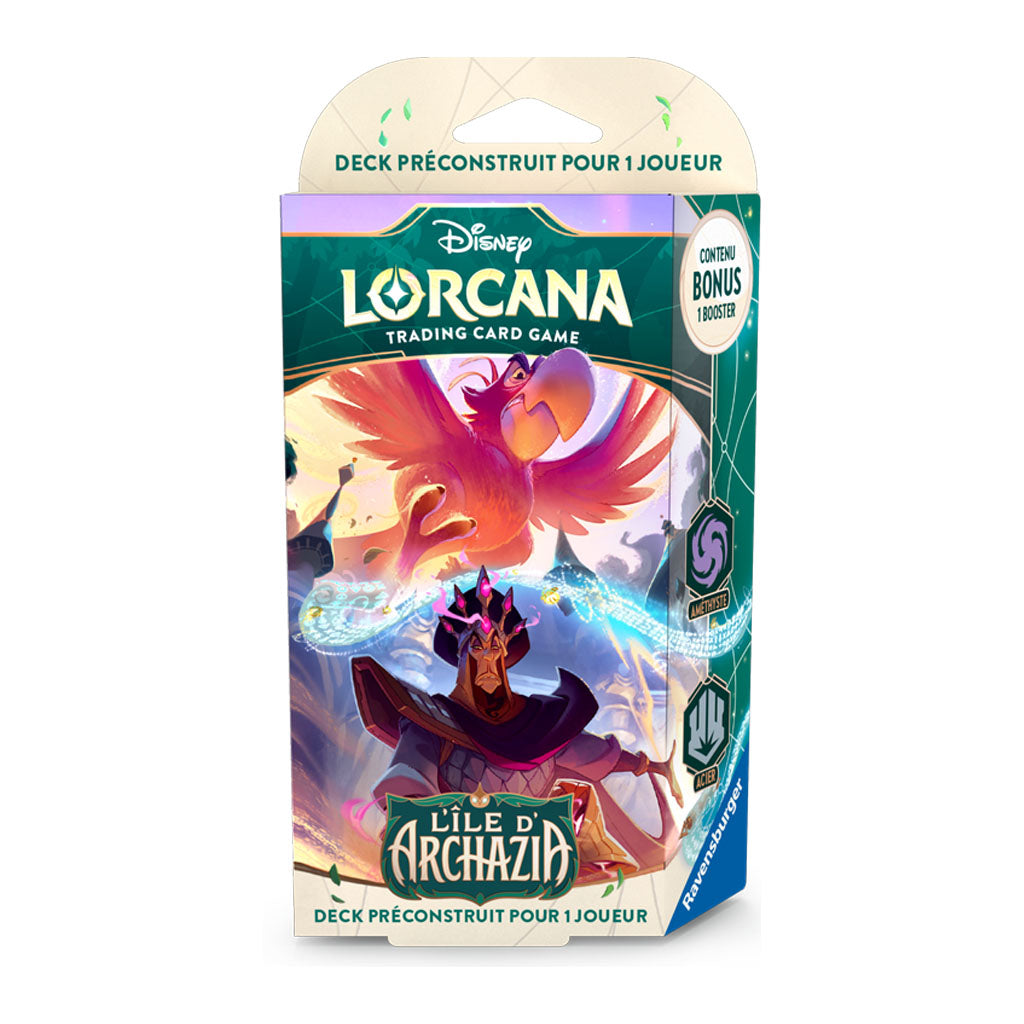 Disney Lorcana - Chapitre 7 - Deck de démarrage Iago et Jafar - L’Île d’Archazia - FR