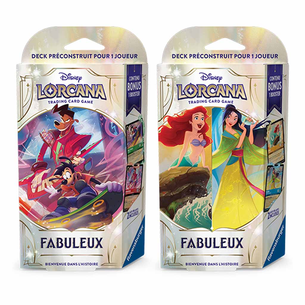 Disney Lorcana - Chapitre 9 - Bundle 2 Starters decks - Fabuleux - FR