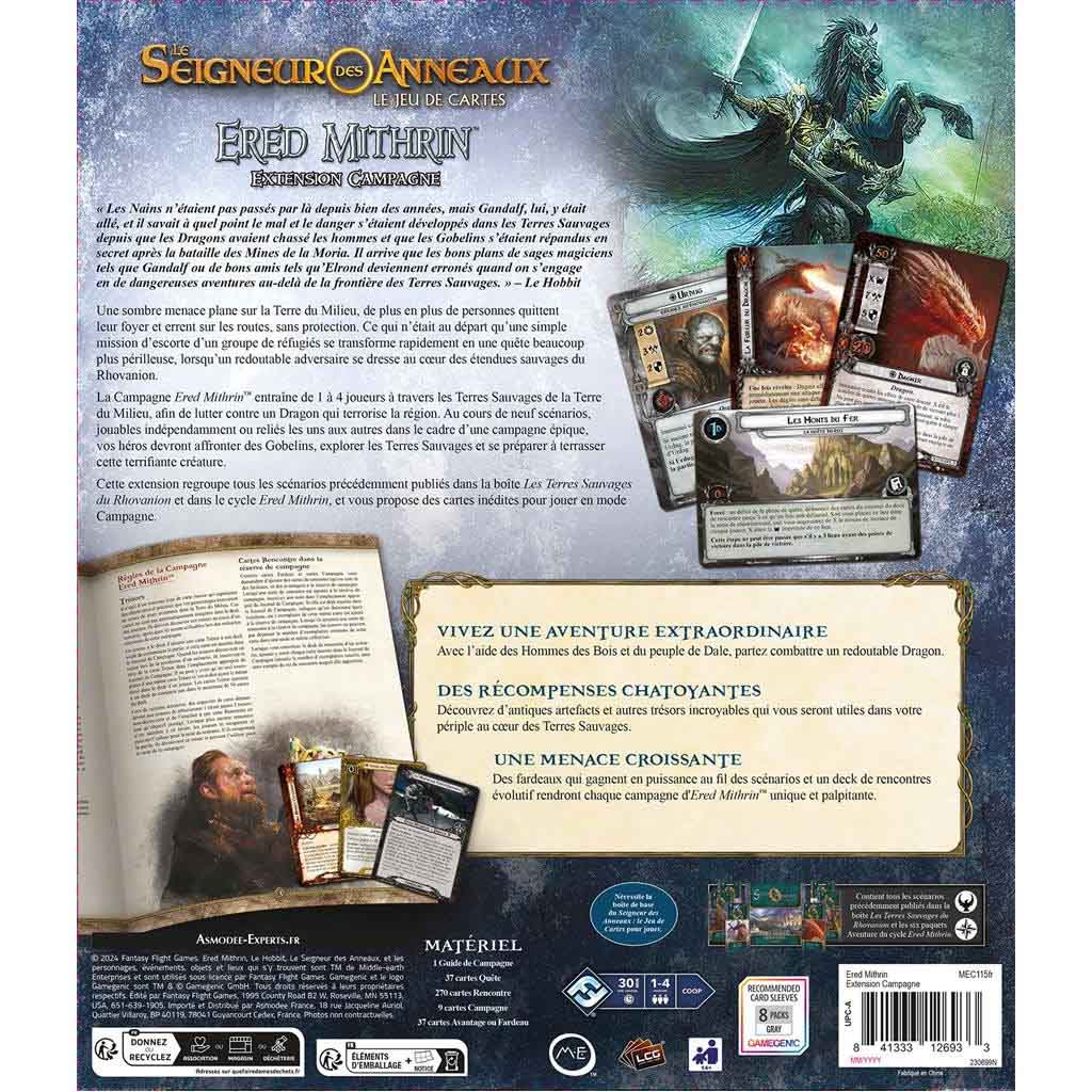 Le Seigneur des Anneaux : Le Jeu de Cartes : Ered Mithrin Extension campagne