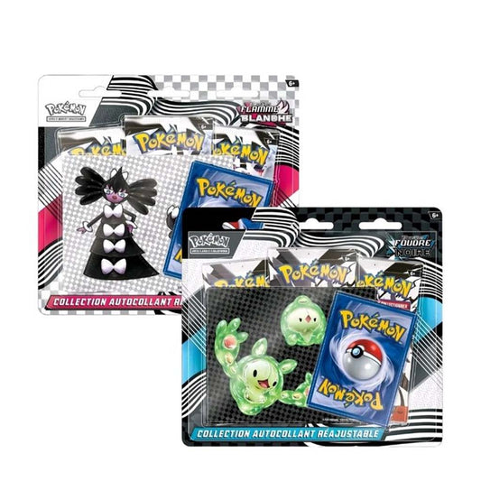 Pokemon JCC - Tripack 10.5 - Pack Flamme Blanche et Foudre Noire FR
