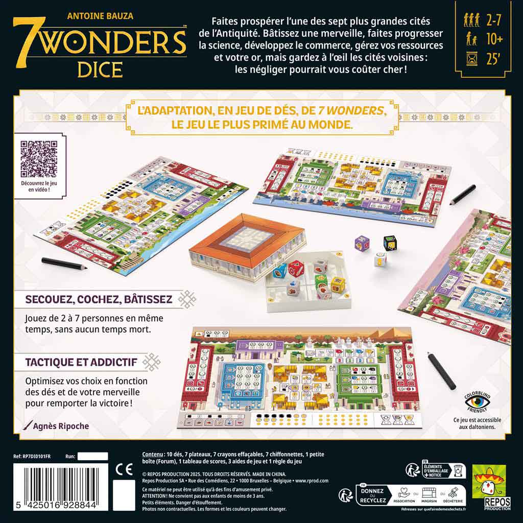 7 Wonders Dice