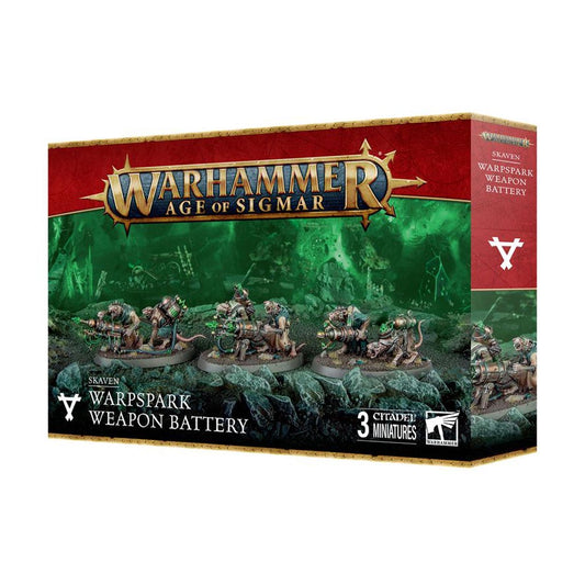 Warhammer - Age of Sigmar - Skaven - Batterie d'armes à malétincelle