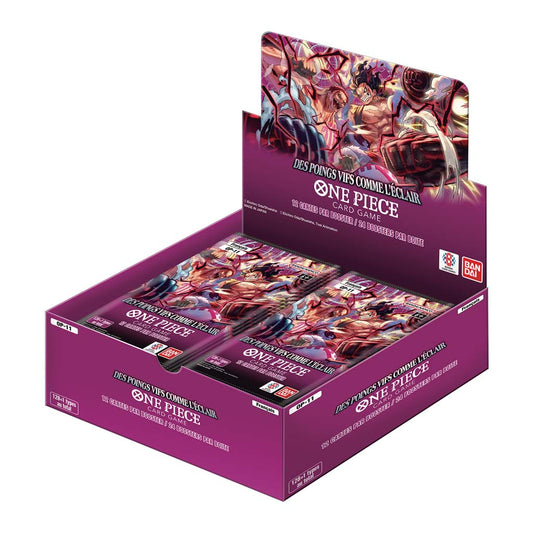 One Piece Le Jeu de Cartes - OP11 Des poings vifs comme l'eclair - Display de 24 Boosters FR