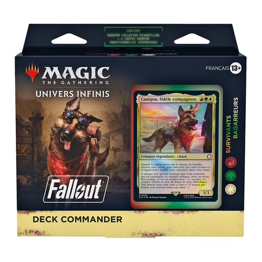 Deck Commander -  Fallout - Survivants Bagarreurs- Magic The Gathering FR