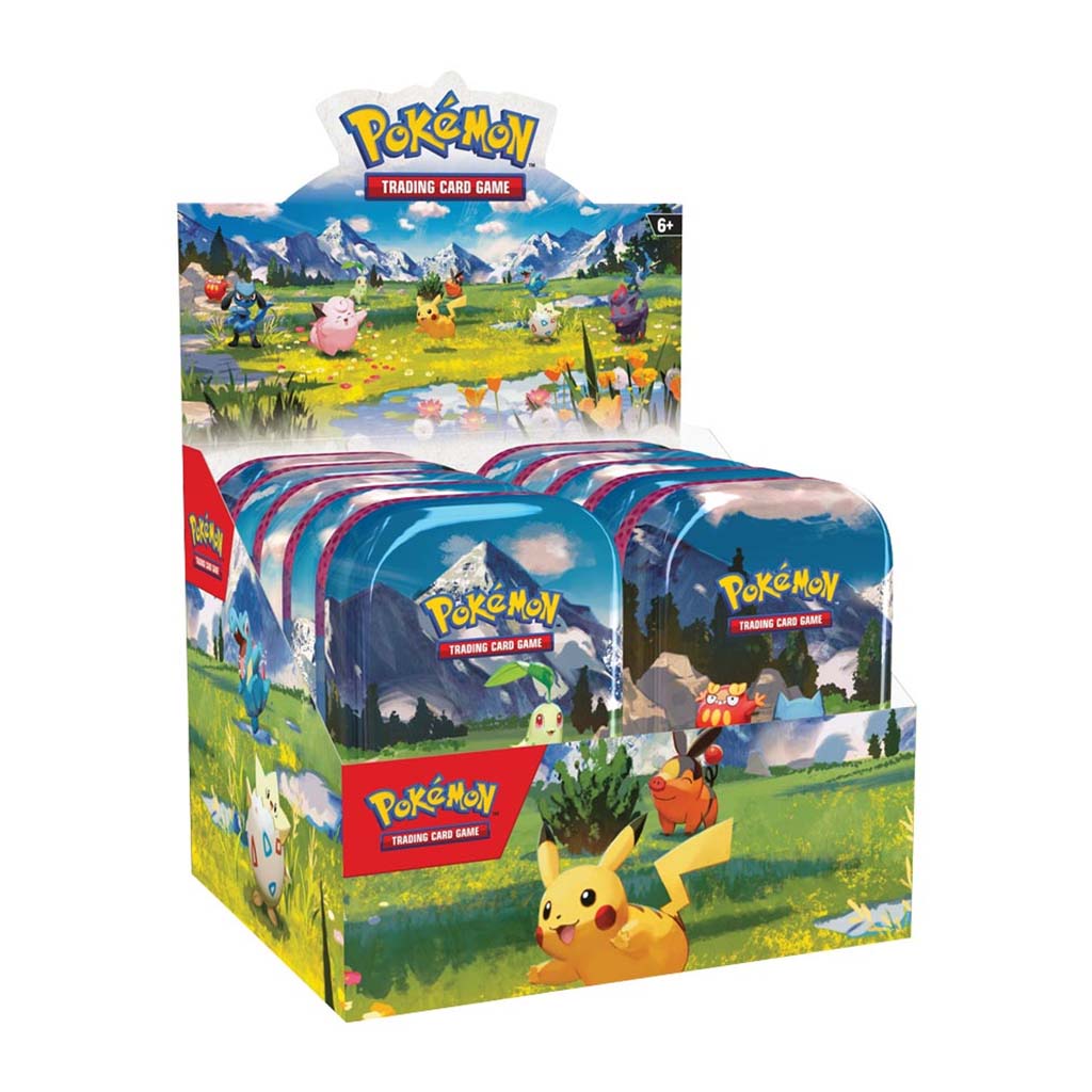 Pokemon JCC - Display Mini tin (10) - Méga-Évolution – ME2.5 Héros Transcendants