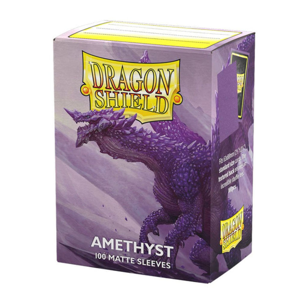 100 Pochettes -  Matte Sleeves  - Standard 63 x 88 - Amethyst - Dragon Shield