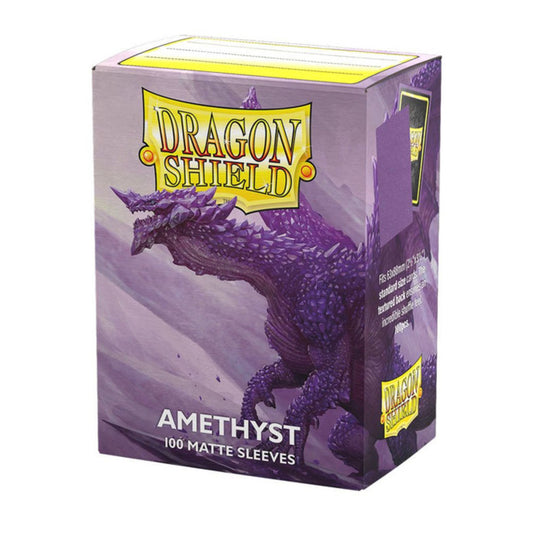 100 Pochettes -  Matte Sleeves  - Standard 63 x 88 - Amethyst - Dragon Shield