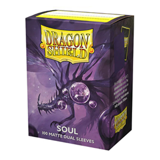 100 Pochettes -  Matte Dual Sleeves - Standard 63 x 88 - Soul - Dragon Shield
