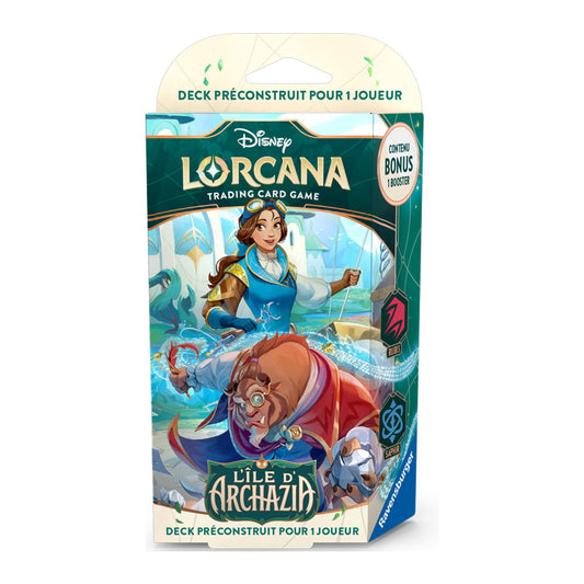 Disney Lorcana - Chapitre 7 - Deck de démarrage Belle et La Bête  - L’Île d’Archazia - FR