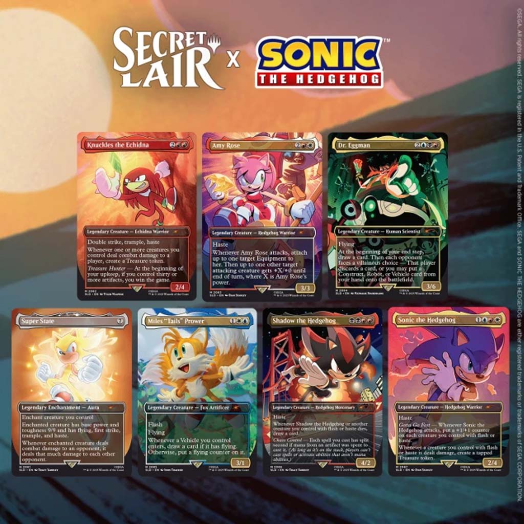 Magic The Gathering Secret Lair x Sonic: Friends & Foes - Version Non Foil - EN