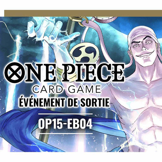 28/03 - 13h15  Entrée tournoi Pre-release One Piece Card Game OP15 - Anglais