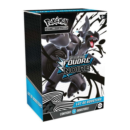 Pokemon JCC - Bundle 6 Boosters - Ecarlate et Violet – Foudre Noire 10.5 FR