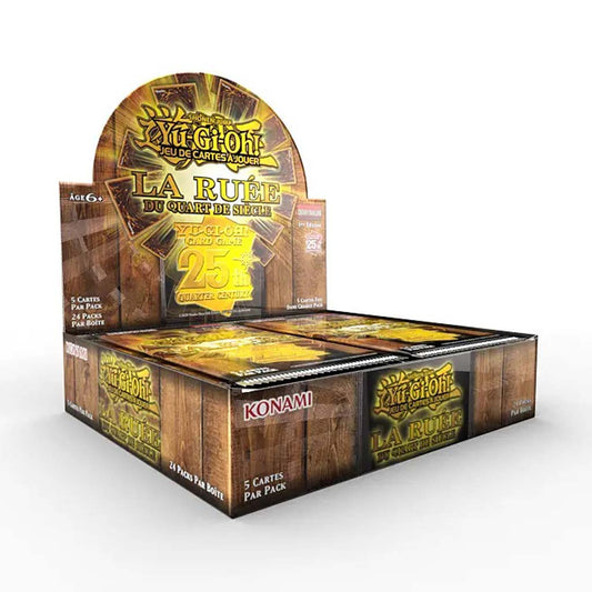 Display- Yu-Gi-Oh! JCC - 24 Boosters La Ruée du Quart de Siècle - FR